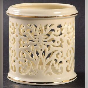 Lenox Illuminations Collection‎ 2" Pierced Votive Candleholder. Discontinued.
